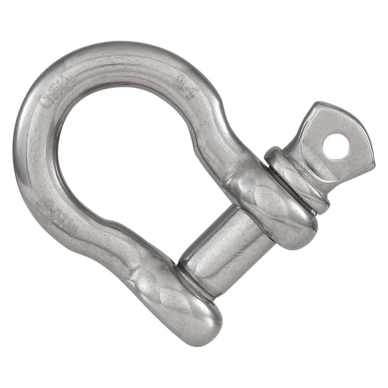 National Hardware N100-279 Anchor Shackle, 5/16 in Trade, 1650 lb Working Load, 9/32 in Dia Wire, 316 Grade