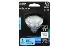 Feit Electric BPEXN/950CA LED Bulb, Track/Recessed, MR16 Lamp, 50 W Equivalent, GU5.3 Lamp Base, Dimmable, Clear