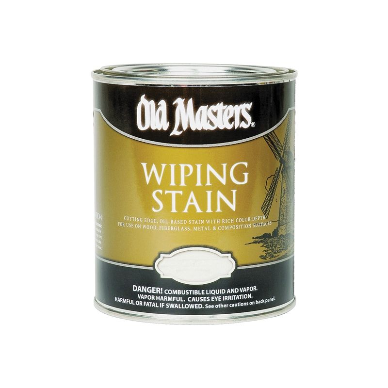 Old Masters 12201 Wiping Stain, Spanish Oak, Liquid, 1 gal, Can Spanish Oak