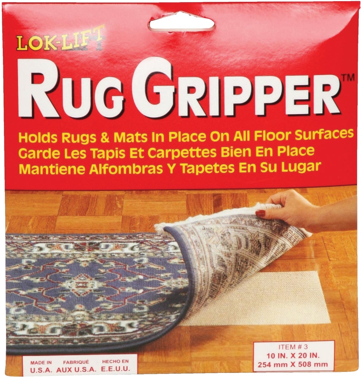 Lok-Lift Rug Gripper 2-1/2 In. x 25 Ft. Nonslip Rug Gripper Tape