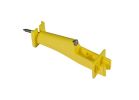 Zareba IW5XNY-Z Nail-On Extender Insulator, 9 to 22 ga Fence Wire, Aluminum/Polywire/Steel, Polyethylene, Yellow Yellow