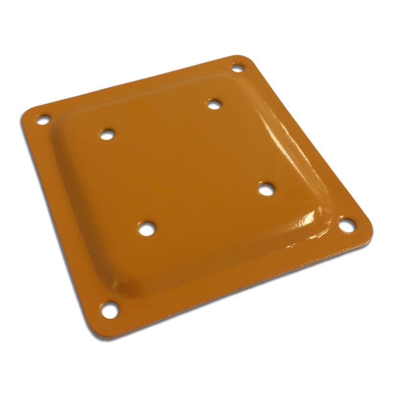 Pylex Fixplak 10820 Post Connector Plate, Steel, Cedar, Powdered, For: 4 x 4 in Square Post Cedar