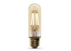 Feit Electric T10/VG/LED LED Bulb, Decorative, T10 Lamp, 40 W Equivalent, E26 Lamp Base, Dimmable, Amber (Pack of 4)