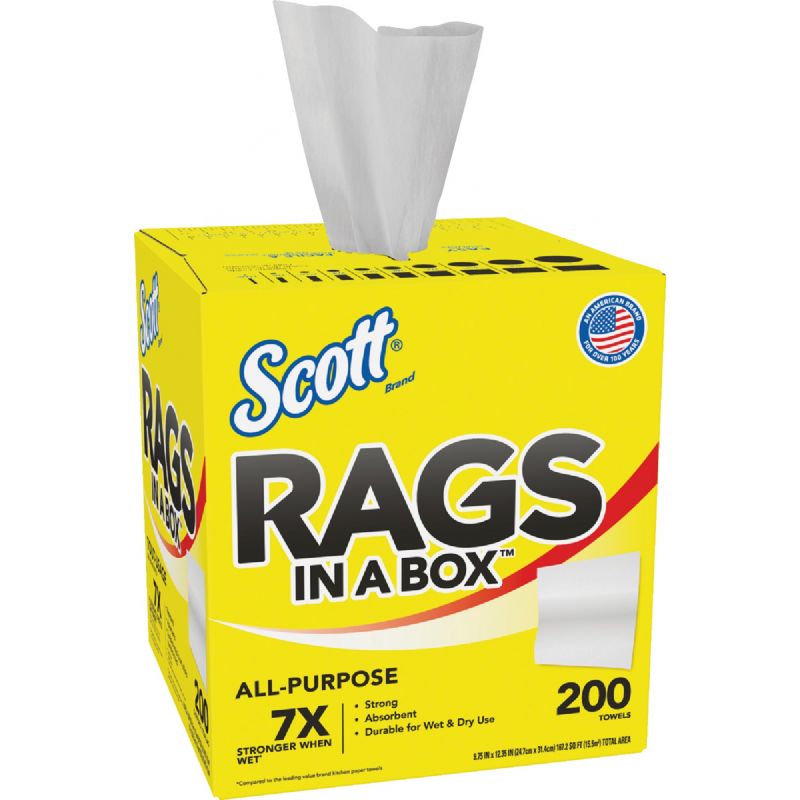 Scott Rags In A Box Various, White