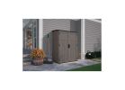 Suncast BMS5700SB Vertical Shed, 54 cu-ft Capacity, 4 ft 5 in W, 2 ft 8-1/2 in D, 5 ft 11-1/2 in H, Resin 54 Cu-ft, Stoney
