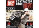 Grip-Rite Heavy-Duty Contractor Trash Bag 42 Gal., Black
