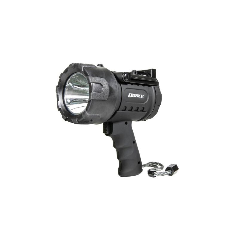 Dorcy Pro 41-1038 Rechargeable Spotlight, 1-Lamp, LED Lamp, 1850 Lumens, Black Fixture