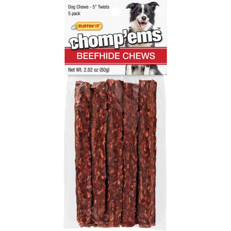 Westminster Pet Ruffin&#039; it Chomp&#039;ems Beefhide Chew 2.82 Oz.