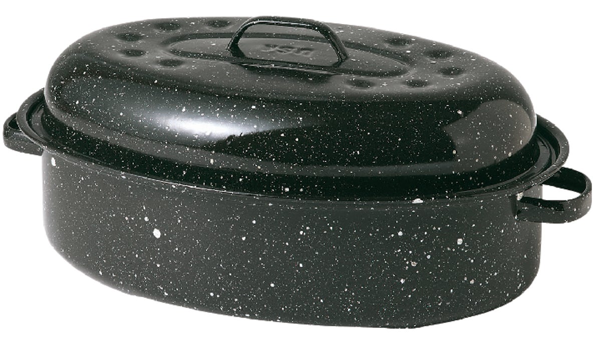Granite Ware 19.5 Covered Roasting Pan with Lid - 34771