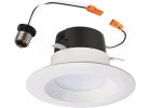 Halo 4 In. LED Color Temperature Selectable Recessed Light Kit 4 In., White