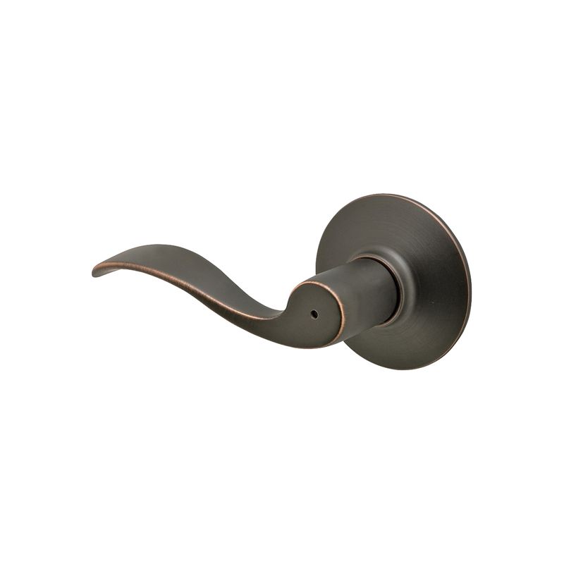 Schlage F Series F40V ACC 716 Privacy Lever, Mechanical Lock, Aged Bronze, Metal, Residential, 2 Grade