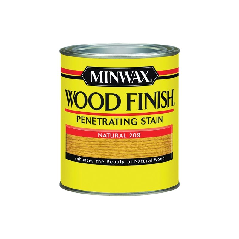 Minwax 70000444 Wood Stain, Natural, Liquid, 1 qt, Can Natural