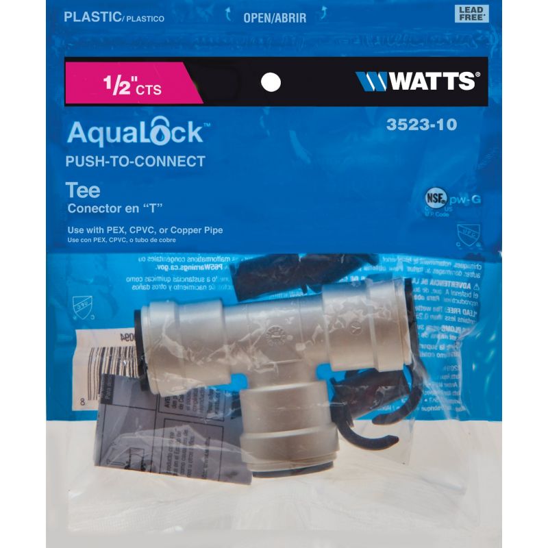 Watts Quick Connect Plastic Tee