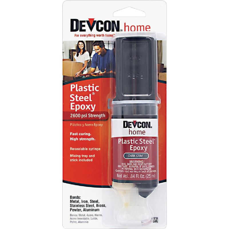 Devcon Plastic Steel Epoxy Gray, 0.84 Oz.