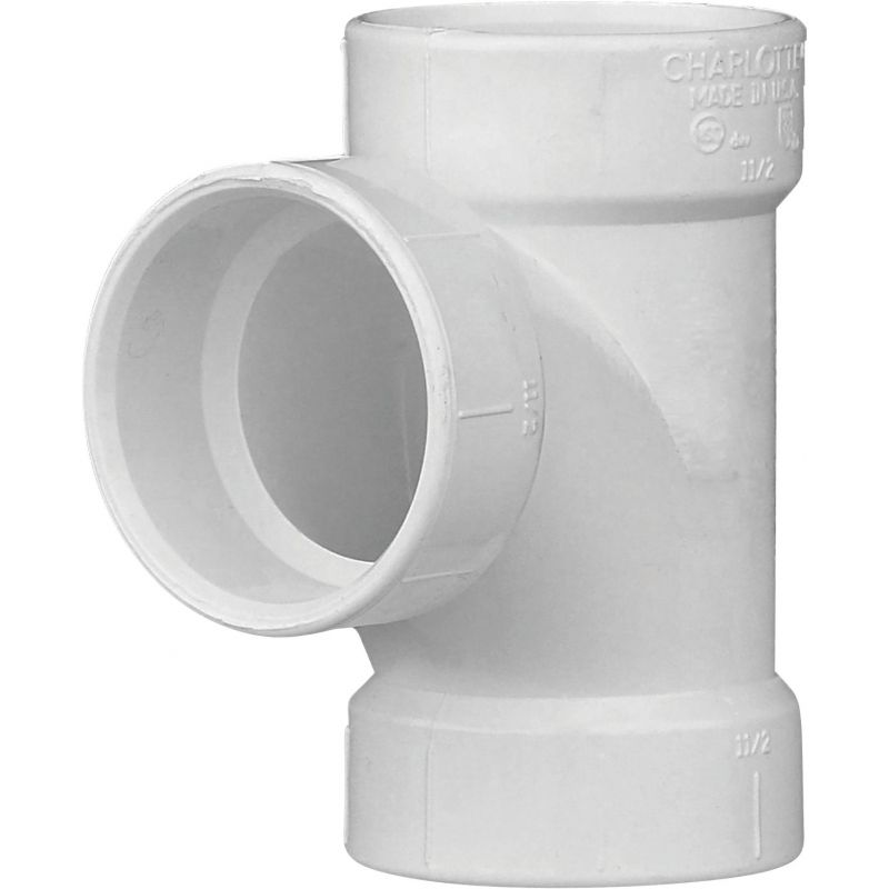 Charlotte Pipe Schedule 40 Sanitary Tee 1-1/2&quot;
