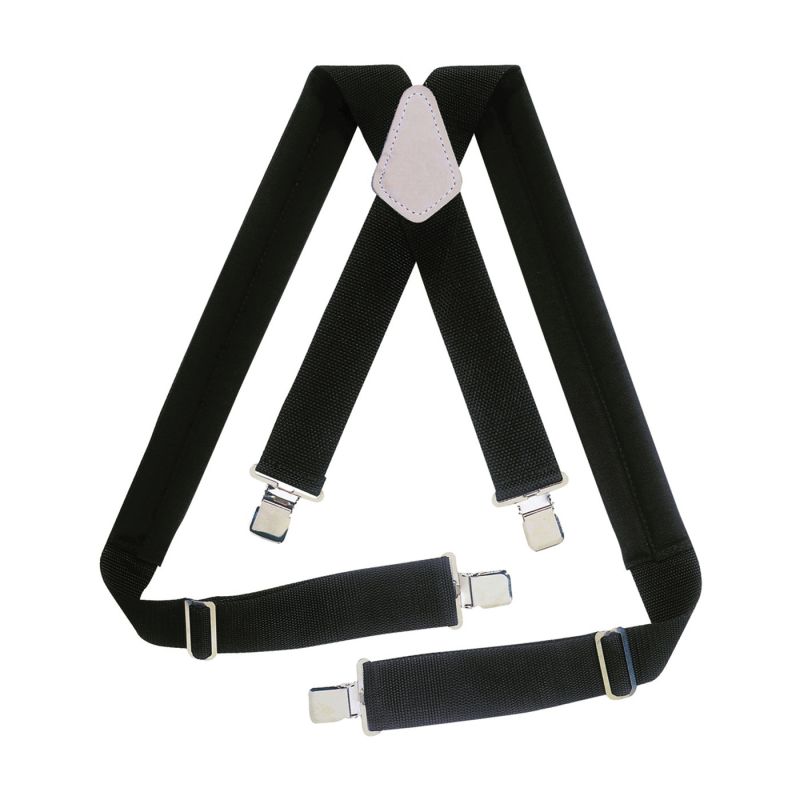 CLC Tool Works Series 5121 Work Suspender, Elastic, Black Black