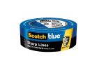 ScotchBlue Sharp Lines 2093-36NC Painter&#039;s Tape with Edge-Lock, 60 yd L, 1.41 in W, Blue Blue