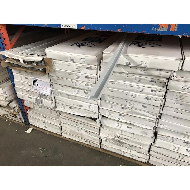 1/2&quot; x 12&#039; White Aluminum J-Channel 1/2 In. X 12 Ft., White
