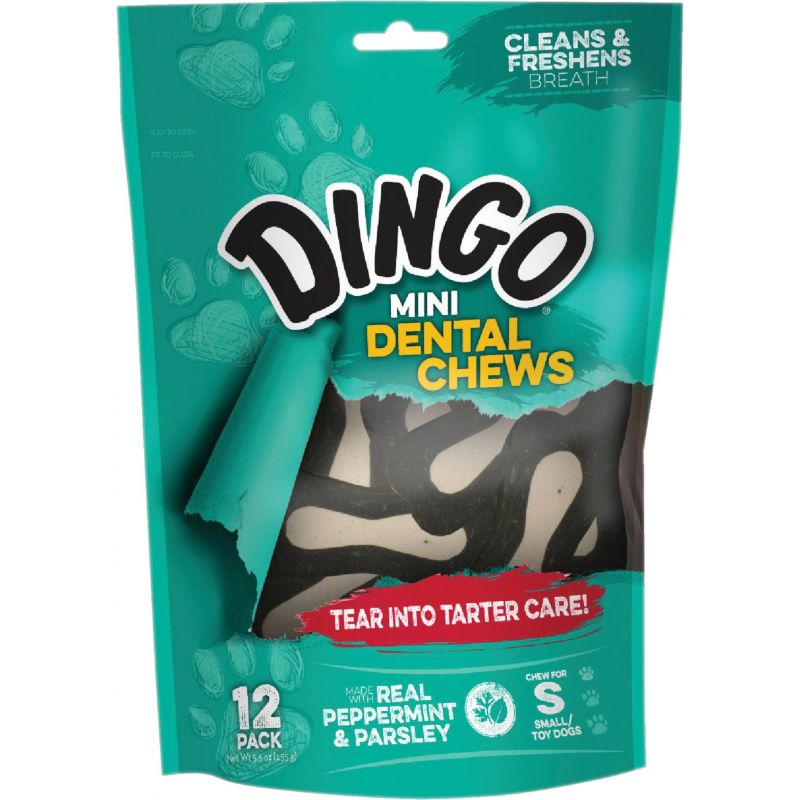 Dingo Denta-Treats Dog Treat Chews 15-Pack