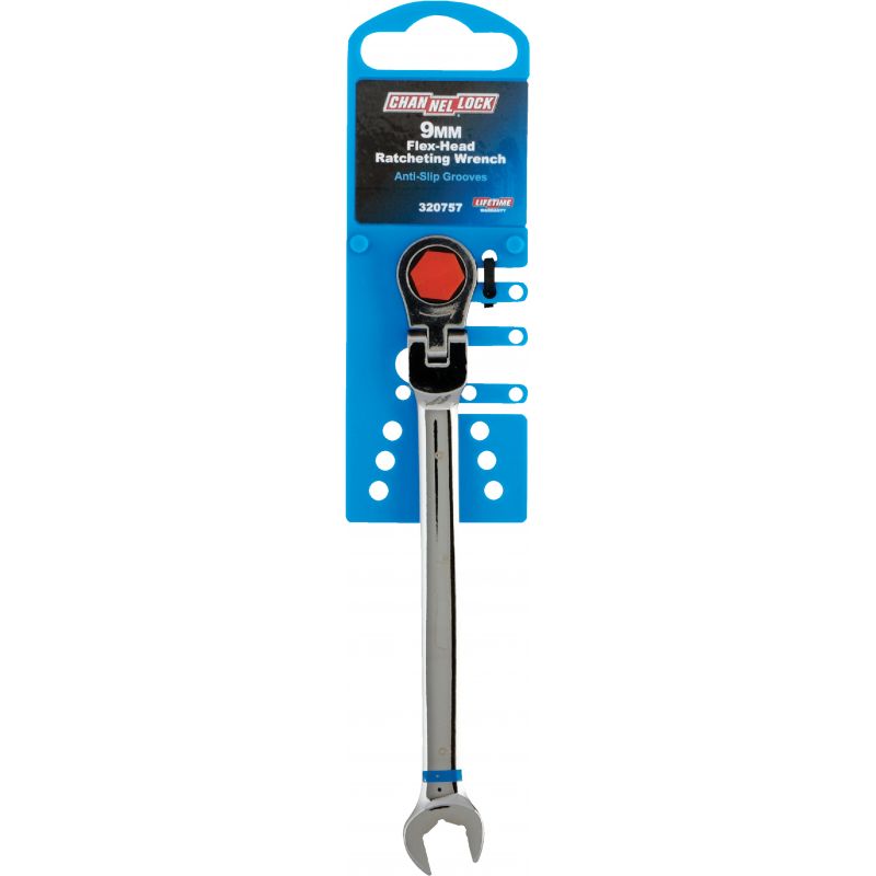 Channellock Ratcheting Flex-Head Wrench 9 Mm