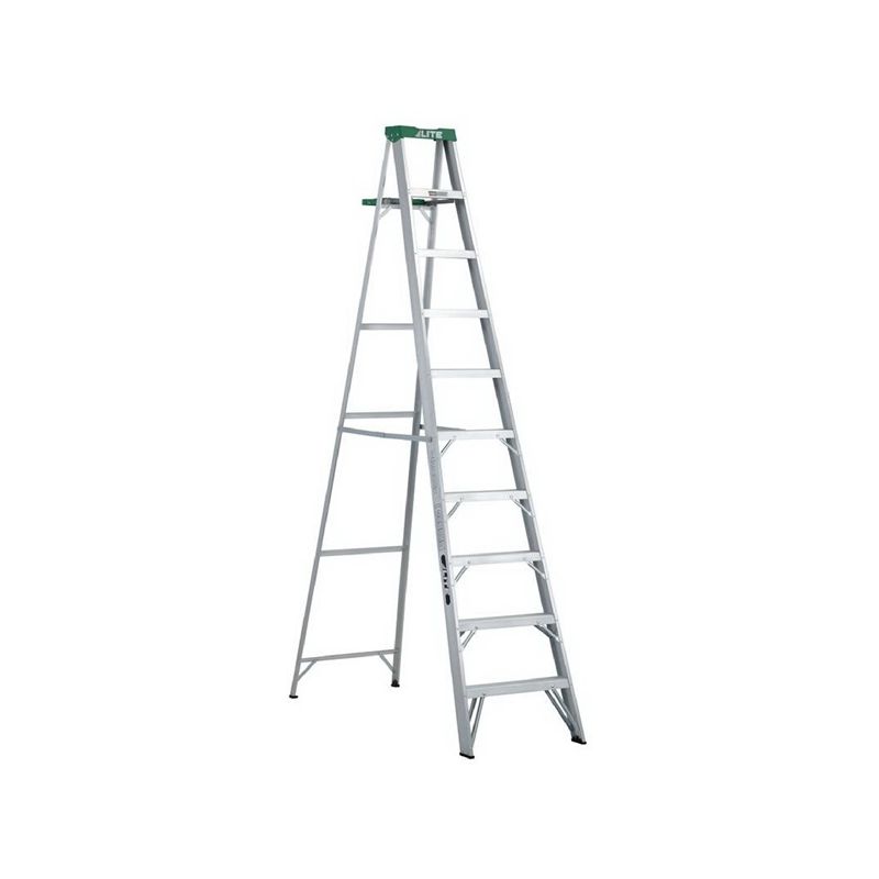 Louisville LP-710 Step Ladder, Type 2 Duty Rating, Aluminum