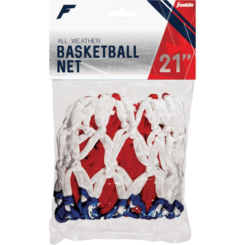 Franklin All Weather Basketball Net Red, White, &amp; Blue