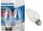 Philips DuraMax F15 Incandescent Flame Candle Light Bulb