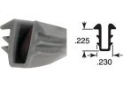 Prime Line 9/32 In. Single Strength Glass Glazing Channel 9/32 In. X 5/32 In. X 200 Ft., Gray