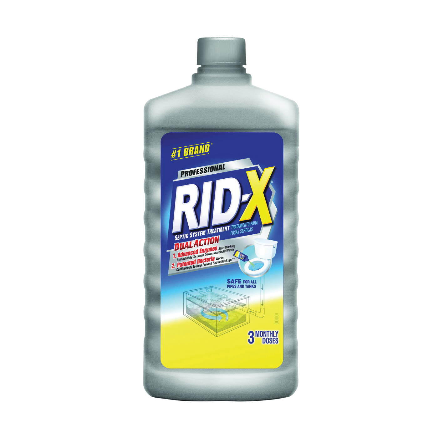 Rid-X Septic System Treatment, 9.8 oz (0.6 lb) 277 g