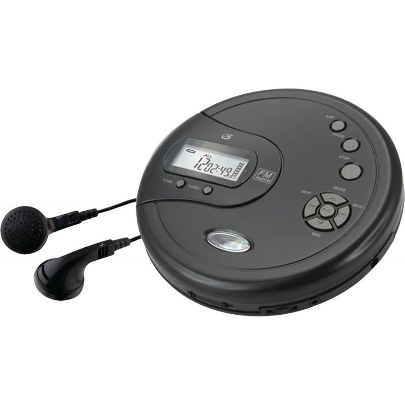GPX Personal CD Player Black