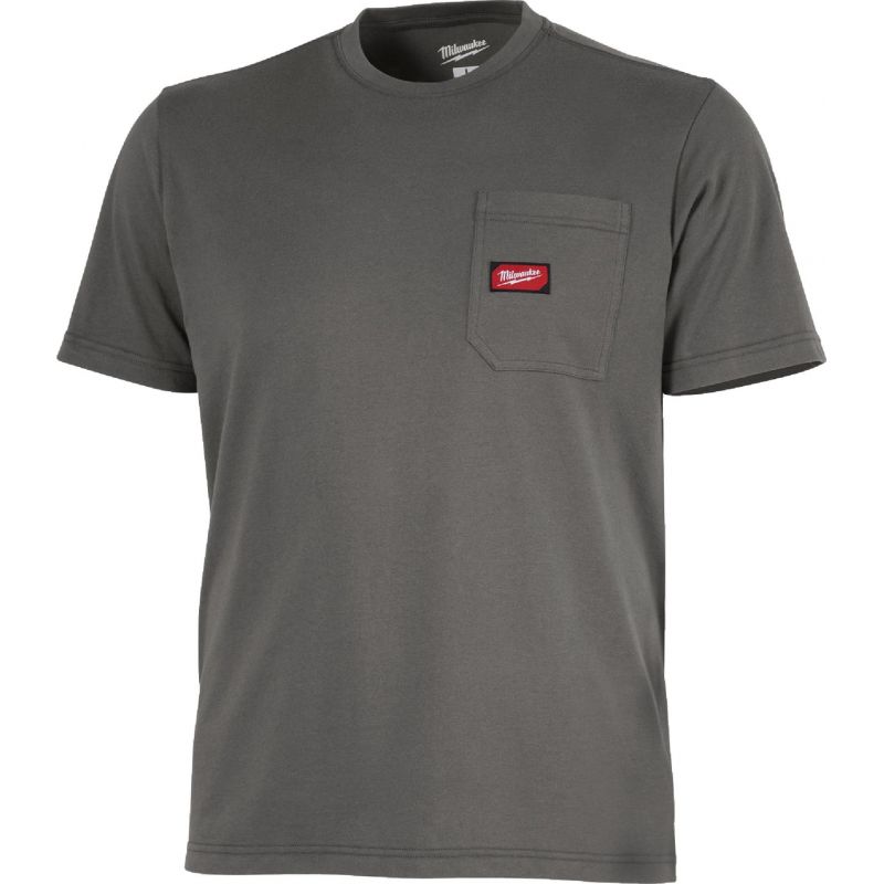 Milwaukee Heavy-Duty Pocket Shirt XL, Gray