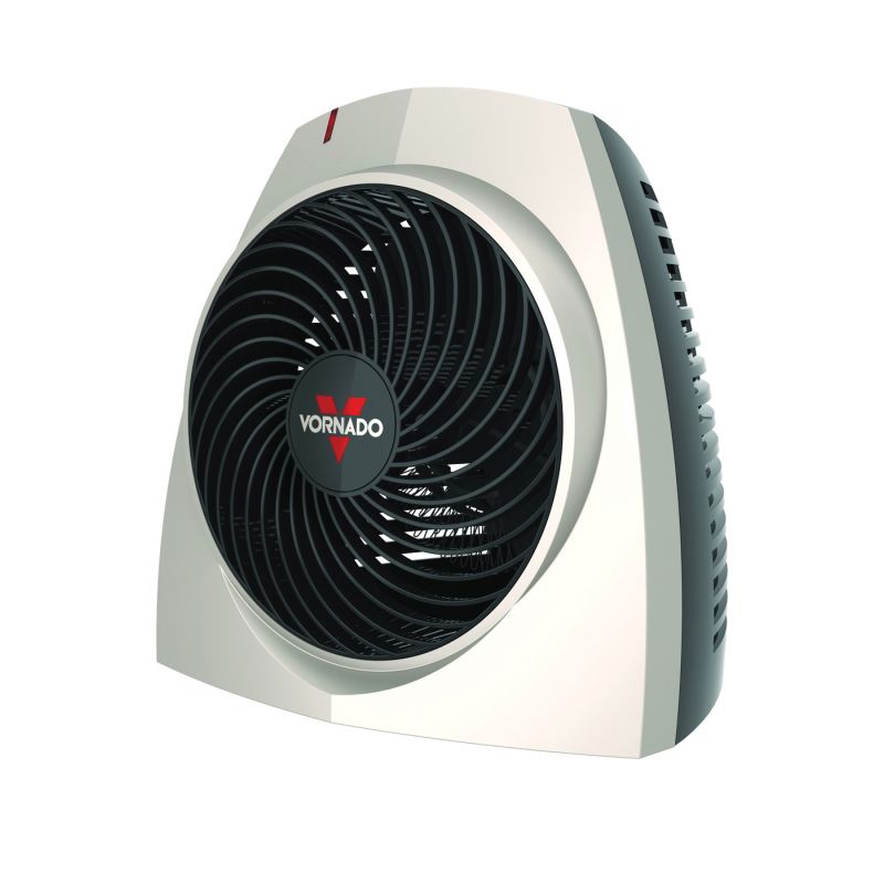 VORNADO EH1-0092-69 Vortex Electric Heater, 12.5 A, 120 V, 1500 W, 3-Heating Stage, Black/Champagne Black/Champagne