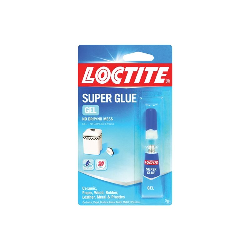 Loctite 235495 Super Glue, Gel, Irritating, Clear, 2 g Tube Clear