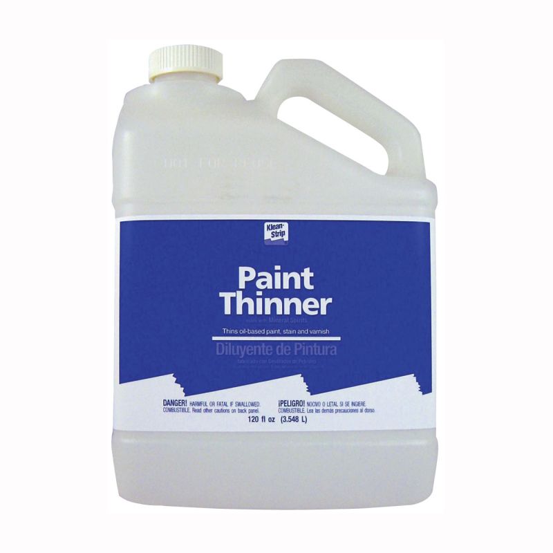 Klean Strip GKPT94400 Paint Thinner, Liquid, Free, Clear, Water White, 1 gal, Can Water White