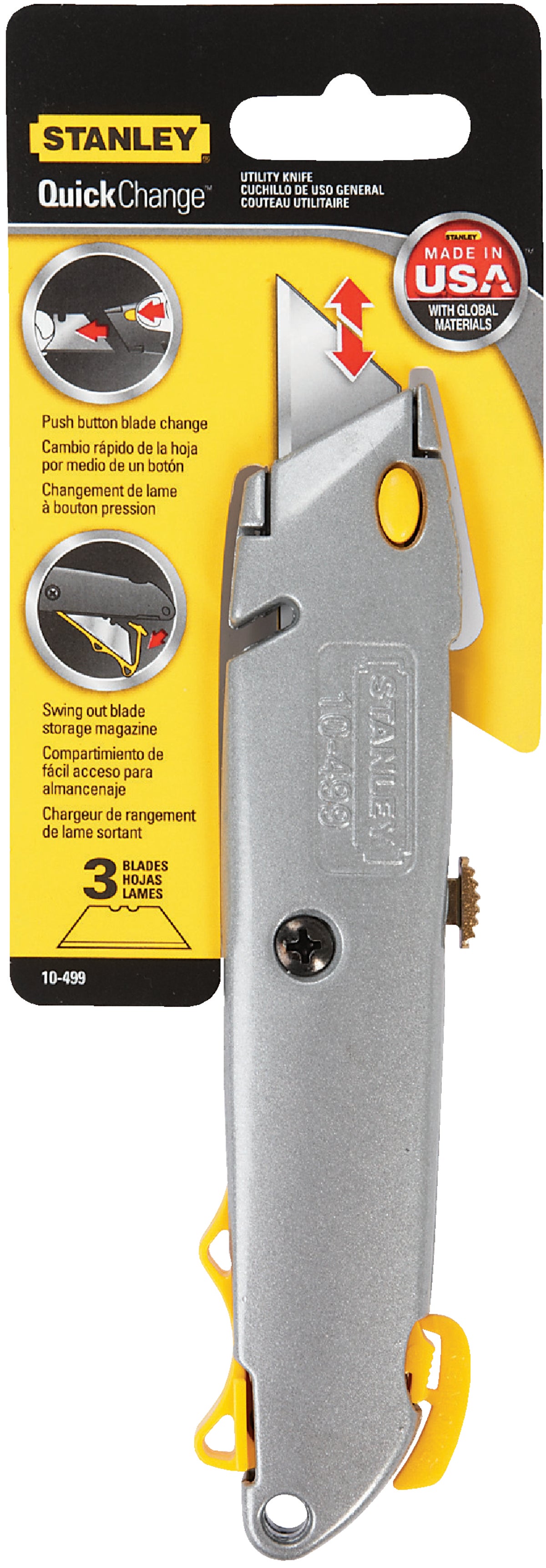 Buy Stanley Quick Change Retractable Utility Knife Gray   I 6ba8992cf55f9c3750972e2869913fa6 