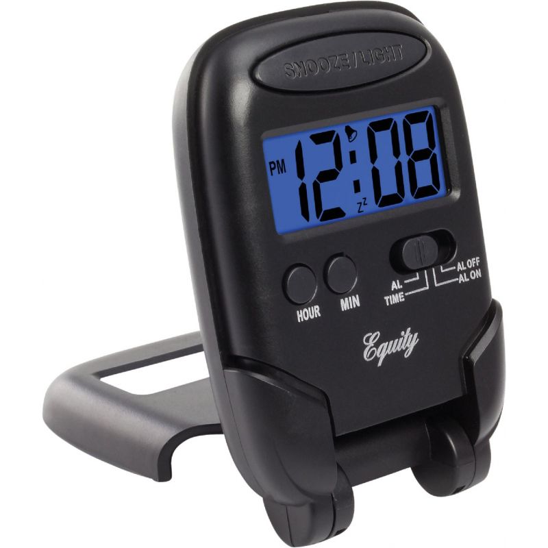 La Crosse Technology Equity LCD Travel Alarm Clock