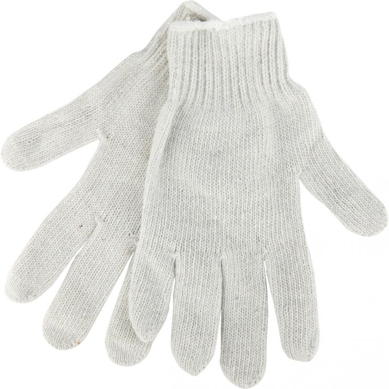 Do it Reversible String Knit Glove L, White