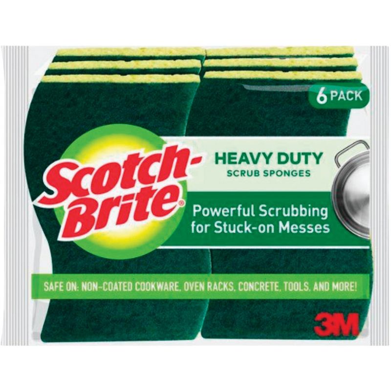 Scotch-Brite Heavy Duty Scrub Sponge Green