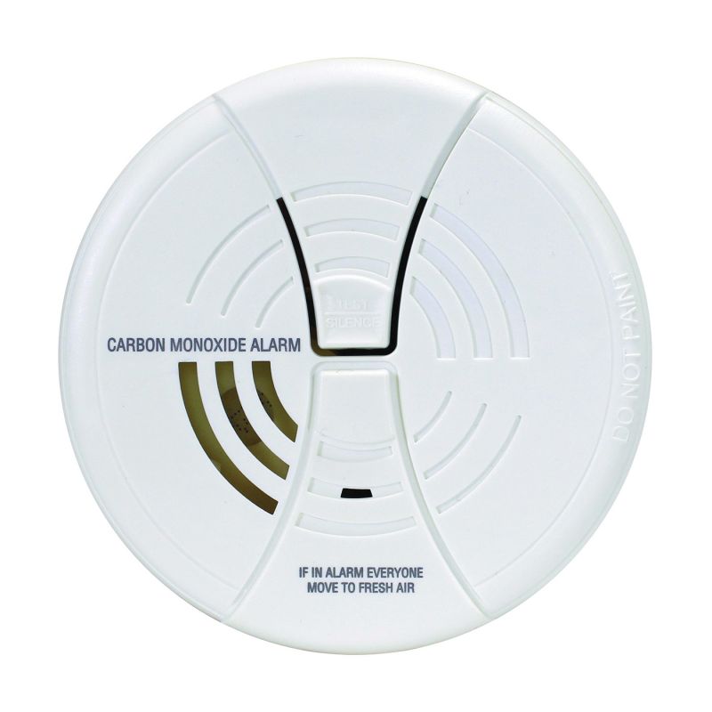 First Alert CO250B Carbon Monoxide Alarm, 85 dB, Alarm: Audible/Visual, Electrochemical Sensor, White White