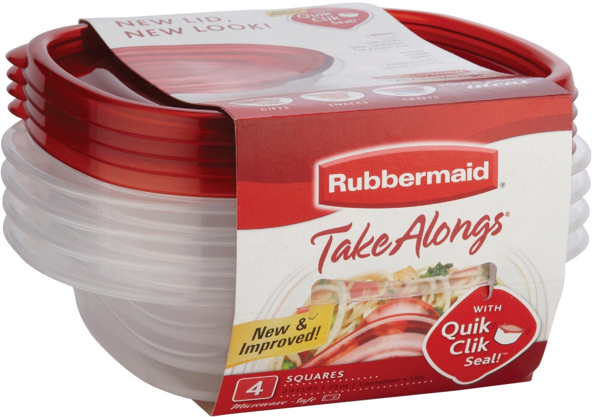 TakeAlongs® Small Square Food Storage Containers