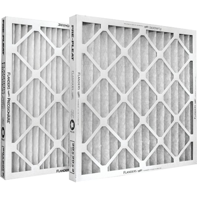 Flanders PrecisionAire Pre-Pleat 40 Furnace Filter 20 In. X 25 In. X 2 In. (Pack of 12)