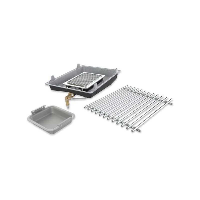 Broil King 18677 Infrared Side Burner Kit, Stainless Steel, For: Broil King Imperial, Regal, Baron Series Gas Grills