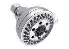 Delta 75569C Shower Head, 1.75 gpm, 1/2 in Connection, IPS, 5-Spray Function, Plastic, Chrome, 4-5/32 in Dia