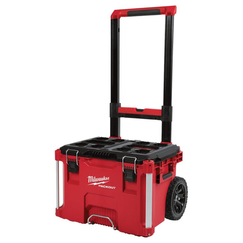 Milwaukee PACKOUT Rolling Toolbox 250 Lb., Black/Red