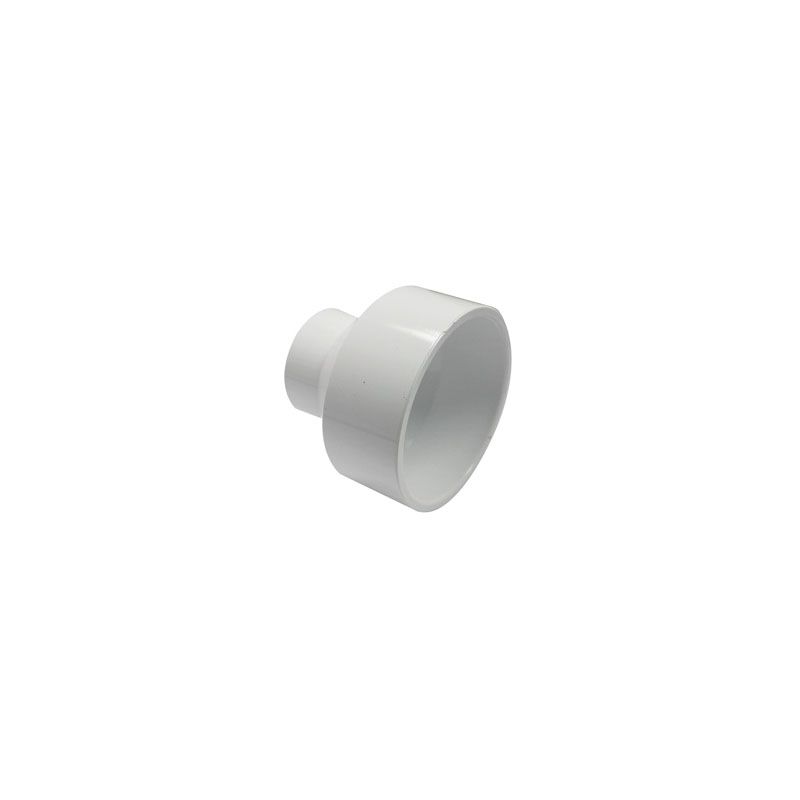 IPEX 193023 Reducing Coupling, 3 x 1-1/2 in, Hub, PVC, White, SCH 40 Schedule White