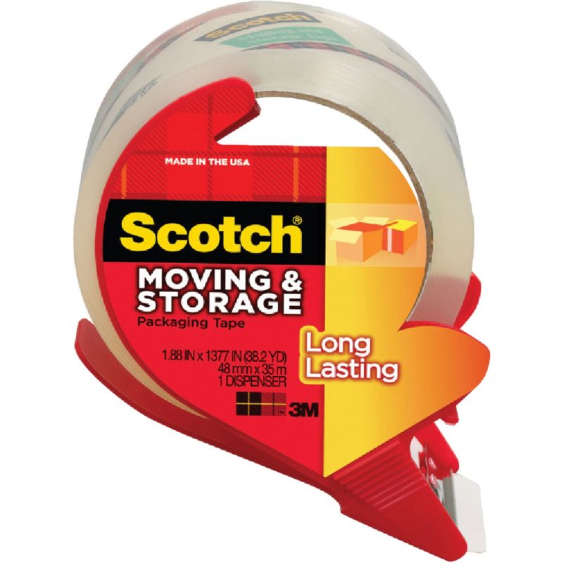 3M Scotch Box Sealing Tape Clear (Pack of 6)
