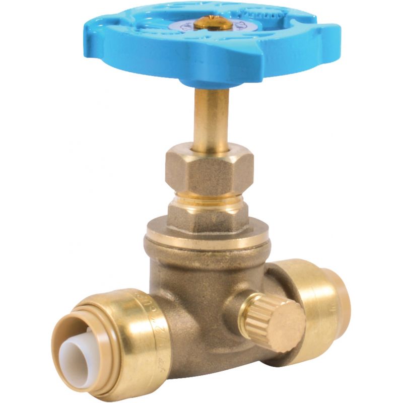 Sharkbite Push-to-Connect Gate Valve 1/2 In. SB X 1/2 In. SB