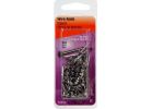 Hillman 122547 Wire Nail, 3/4 in L, Steel, Bright, Flat Head, Smooth Shank, 2 oz (Pack of 6)