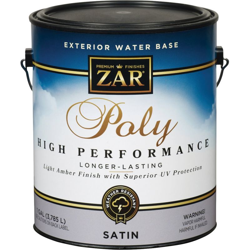 ZAR Water-Based Exterior Polyurethane Clear, Gallon