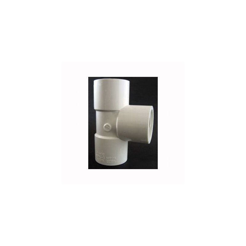 Xirtec 140 435851 Pipe Tee, 1/2 in, Socket x Socket x FPT, PVC, White, SCH 40 Schedule, 150 psi Pressure White